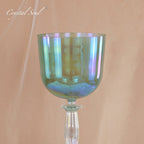 Crystal Soul Green Aurora Double-headed Crystal Holy