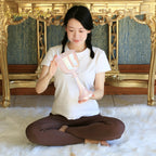 Crystal Soul Compact Size Classic Pink Holy Chalice Crystal Singing Bowl