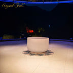 Crystal Soul 37" 5A Extra Large White Frosted Crystal Singing Bowl