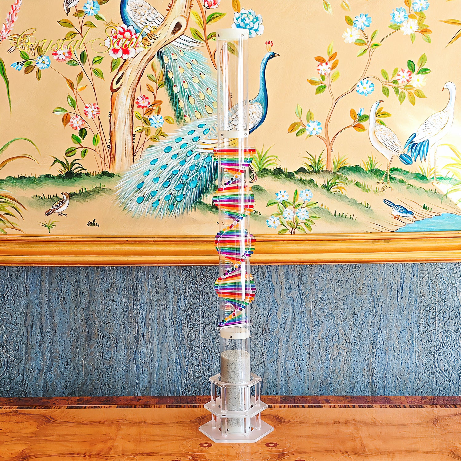 Crystal Soul Rainbow DNA Rain Stick