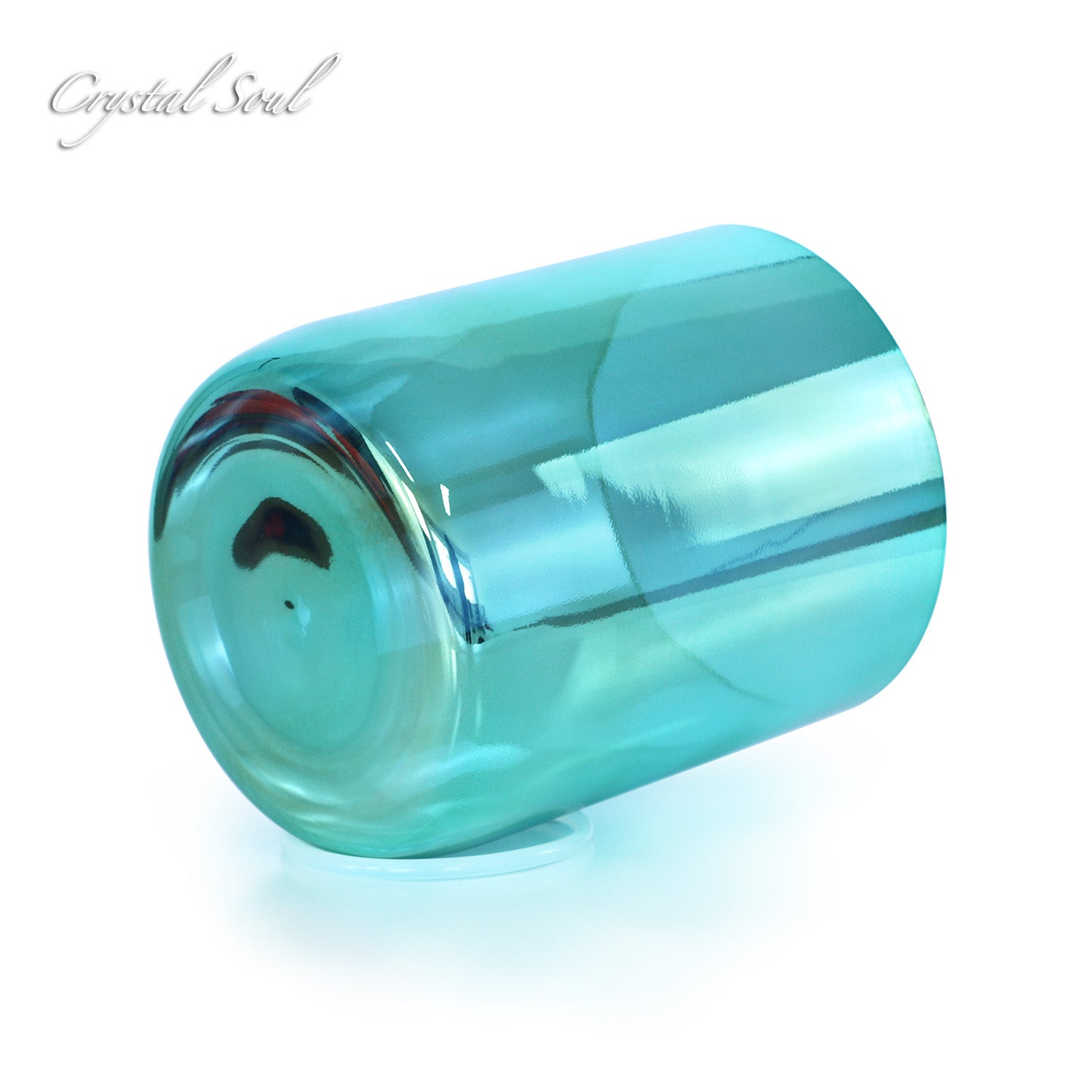 Crystal Soul Electroplated Green Crystal Singing Bowl