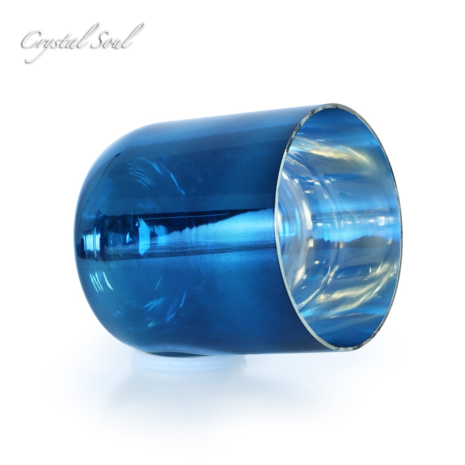 Crystal Soul Electroplated Indigo Crystal Singing Bowl