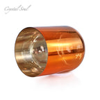 Crystal Soul Orange Electroplated Crystal Singing Bowl