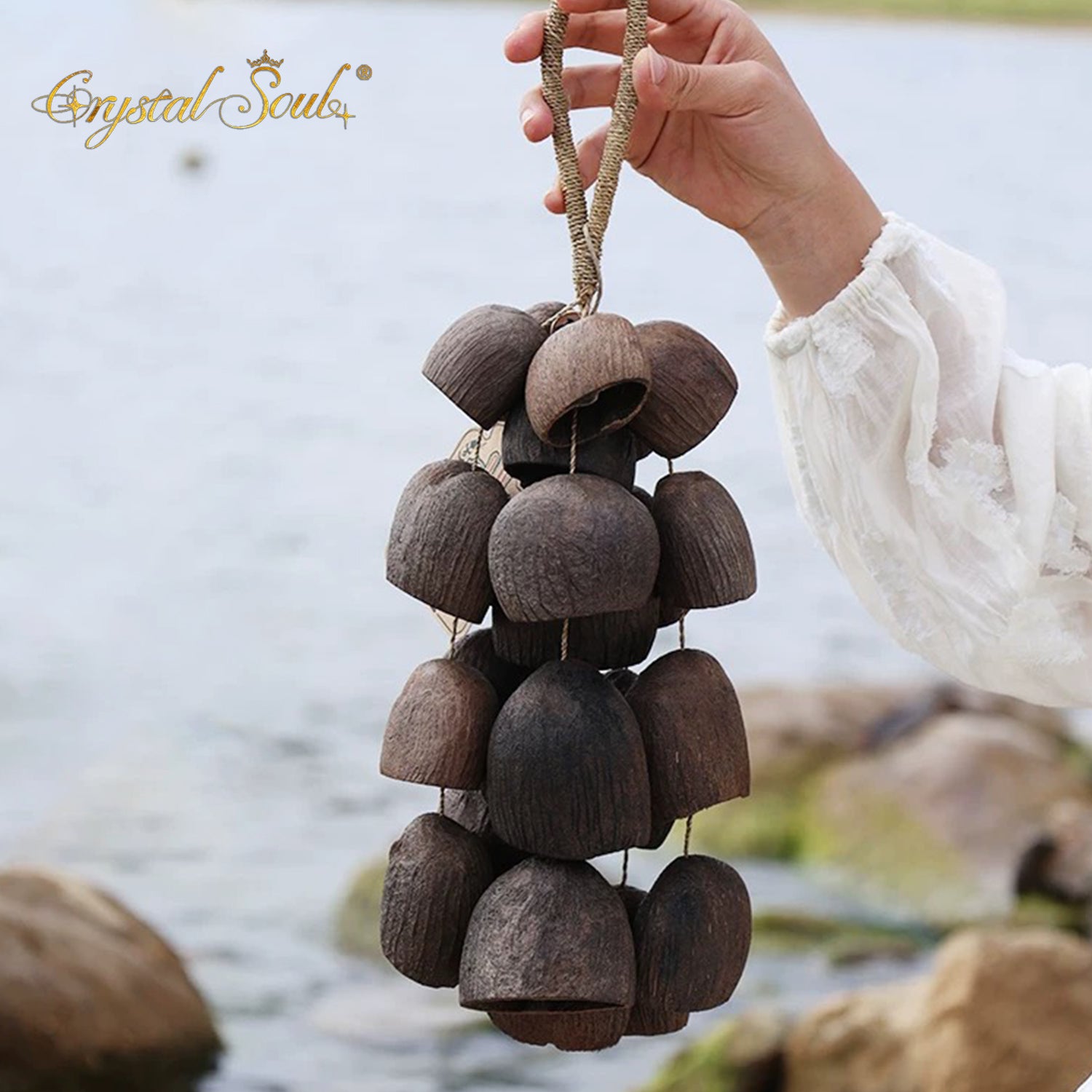 Crystal Soul Natural Seed Chime Handbell Salin