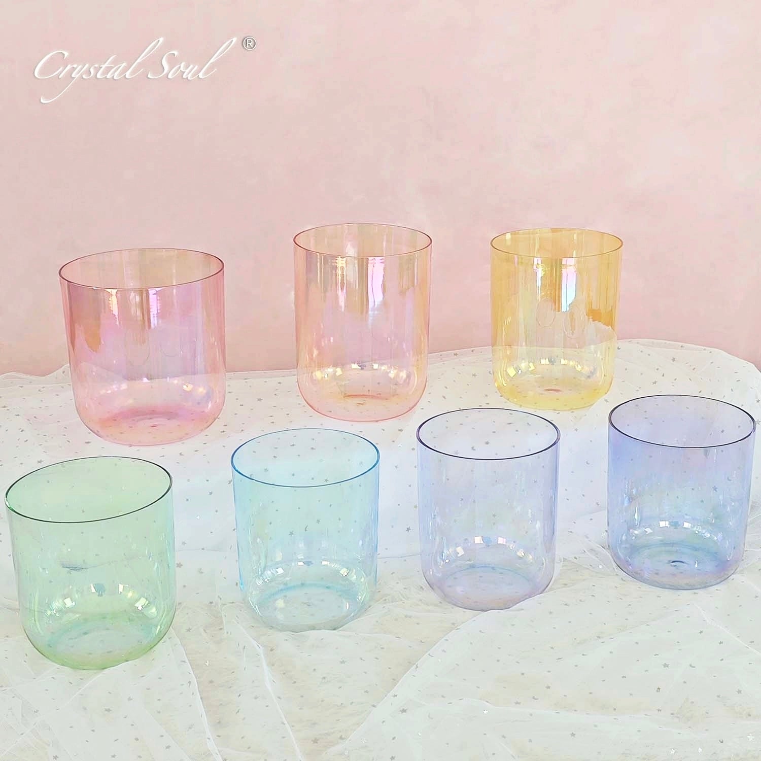 Crystal Soul Seven Chakra Clear Crystal Bowl