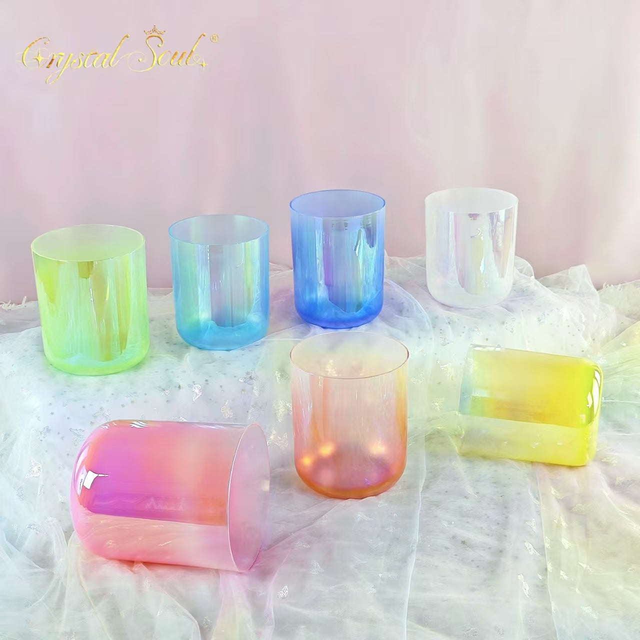 Crystal Soul Seven Charka Alchemy Crystal bowls