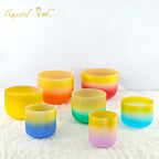 Crystal Soul seven charka golden crystal singing bowls