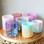 Crystal Soul Colorful Gradient Alchemy Crystal Bowl Set