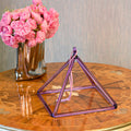 Crystal Soul Amethyst Transparent Crystal Singing Pyramid