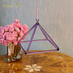 Crystal Soul Amethyst Transparent Crystal Singing Pyramid