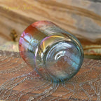 Crystal Soul Red Blue Gradient clear Alchemy Crystal Bowl