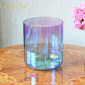 Crystal Soul Blue Purple Gradient Clear Alchemy Crystal Bowl Singing