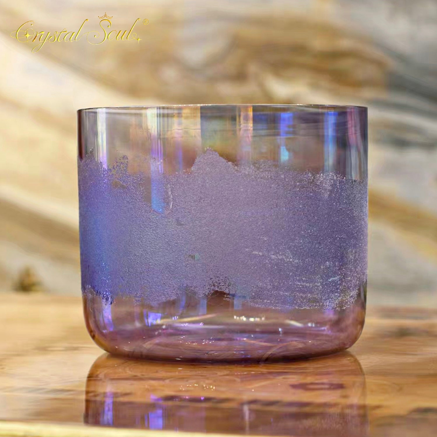 Crystal Soul Crystal Sand Surrounding Amethyst Alchemy Crystal Bowl Sets