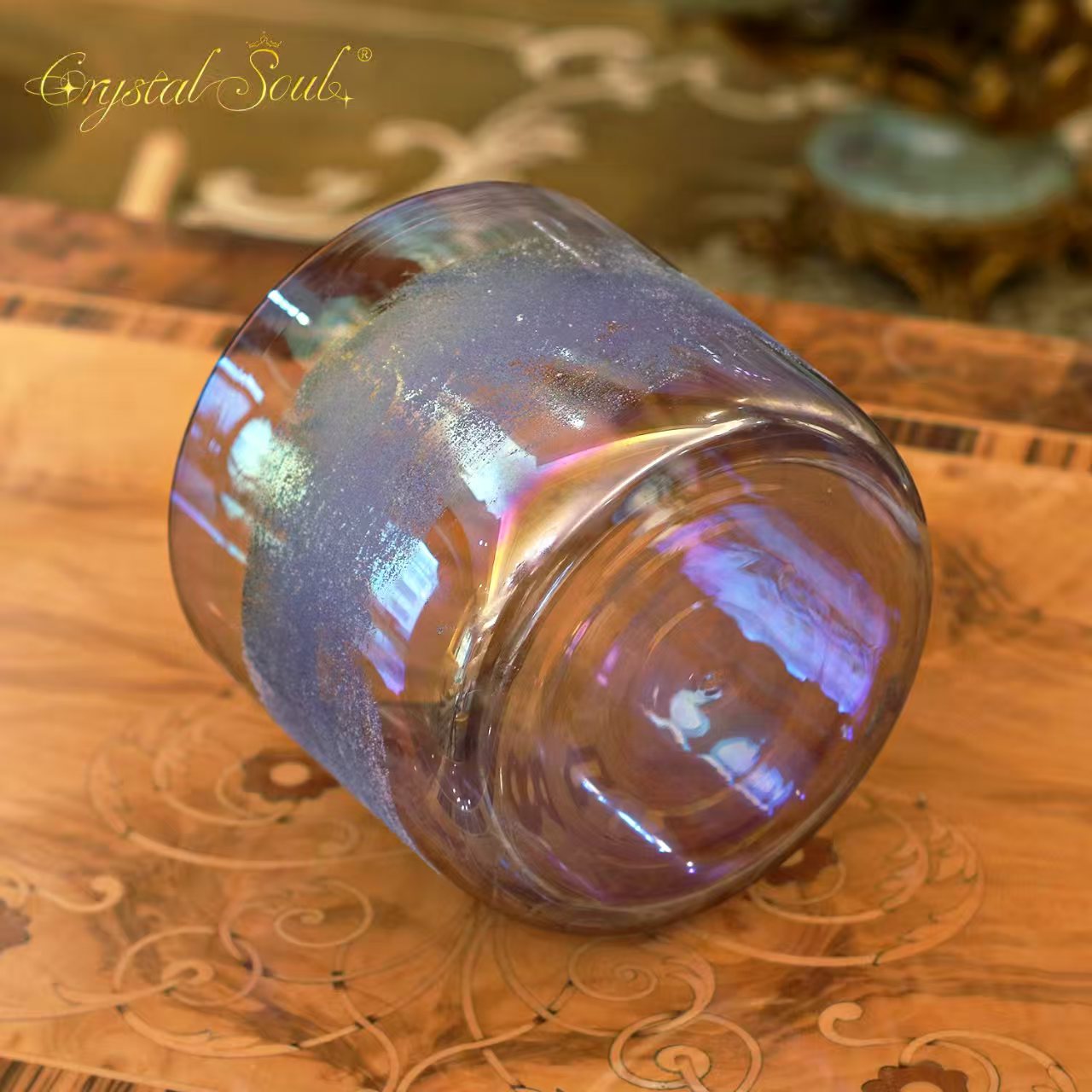 Crystal Soul Crystal Sand Surrounding Amethyst Alchemy Crystal Bowl Sets