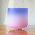 Crystal Soul Purple Powder Gradient Frosted Crystal Singing Bowl