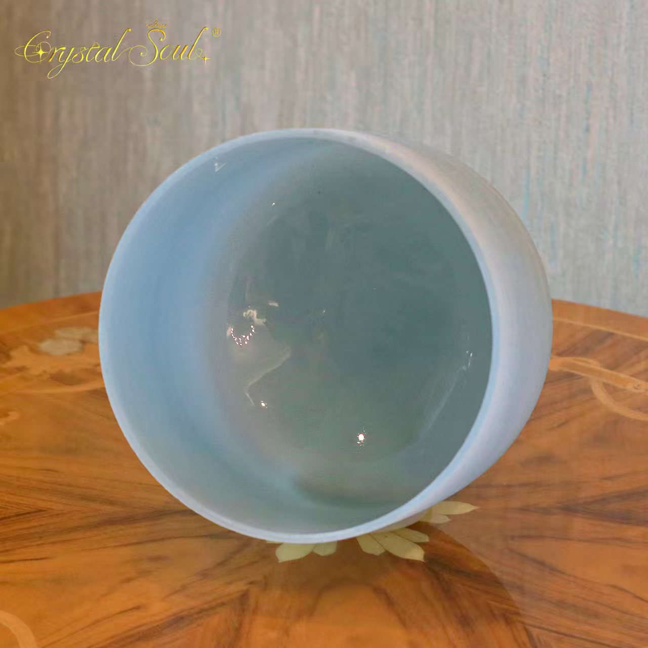 Crystal Soul High Quality Original Mineral Frosted Crystal Singing Bowl