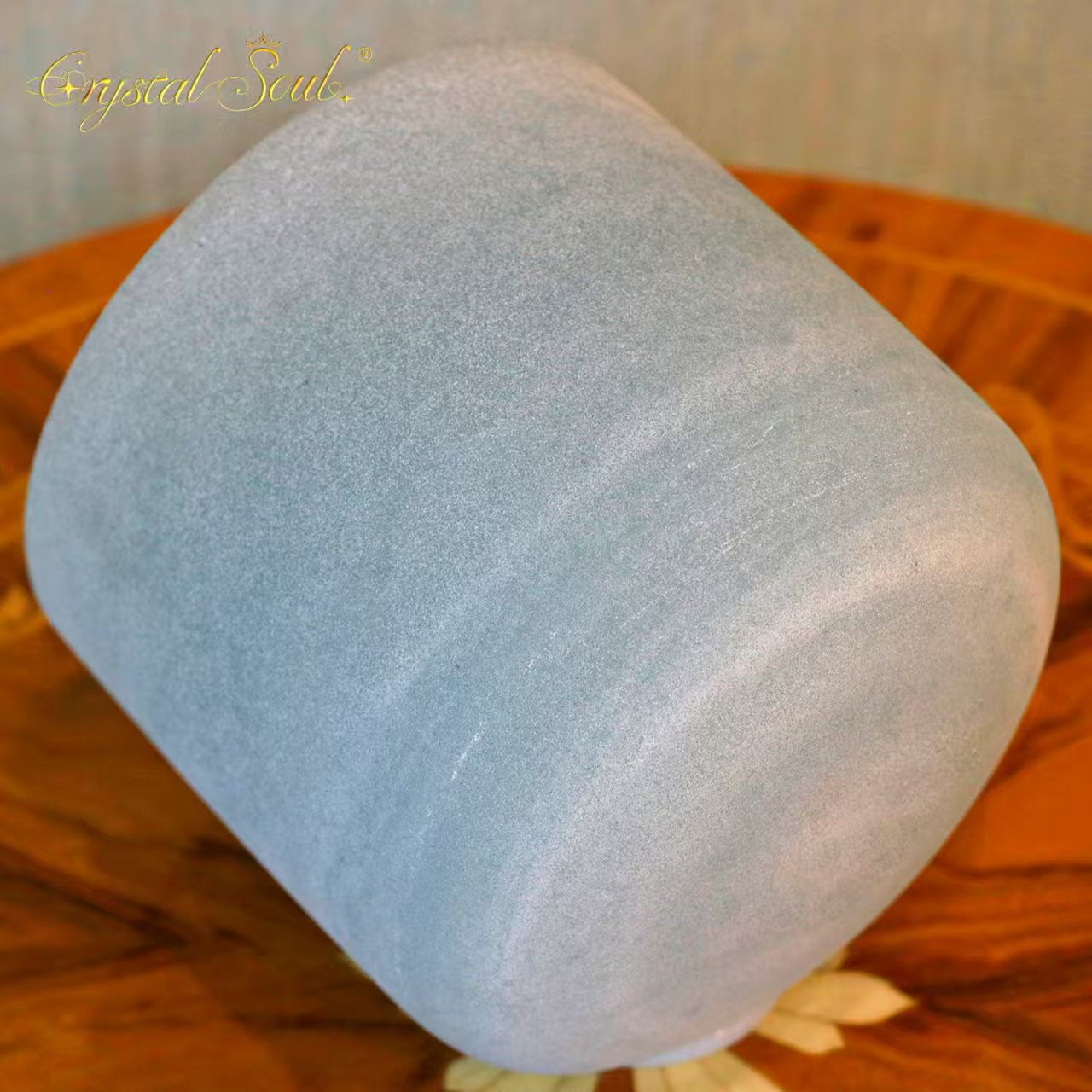 Crystal Soul High Quality Original Mineral Frosted Crystal Singing Bowl