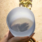 Crystal Soul High Quality Original Mineral Purple Frosted Crystal Singing Bowl