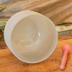 Crystal Soul High Quality Original Mineral Brown Frosted Crystal Singing Bowls