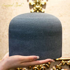 Crystal Soul High Quality Original Mineral Peacock Green Frosted Crystal Singing Bowl