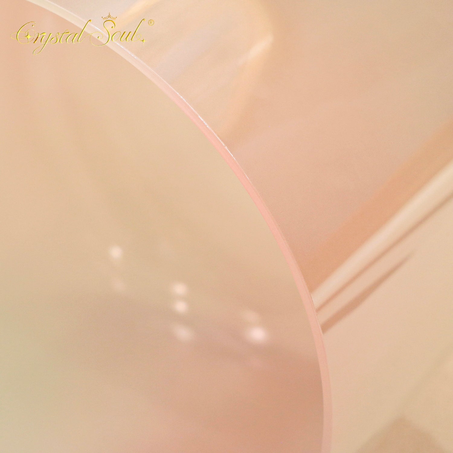 Crystal Soul Red-Green-White Gradient Thickened Alchemy Crystal Bowl