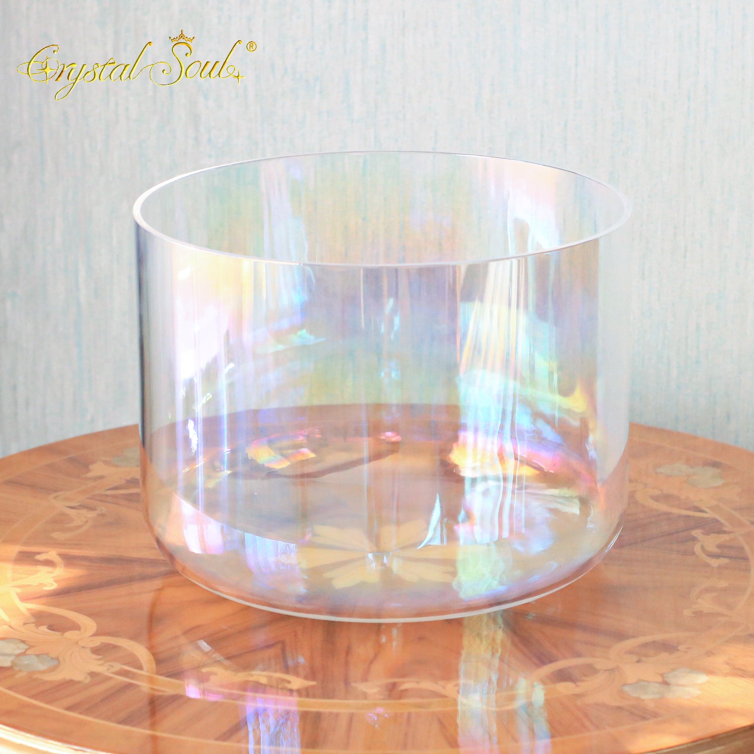 Crystal Soul Thickened Clear Aurora Alchemy Crystal Bowl