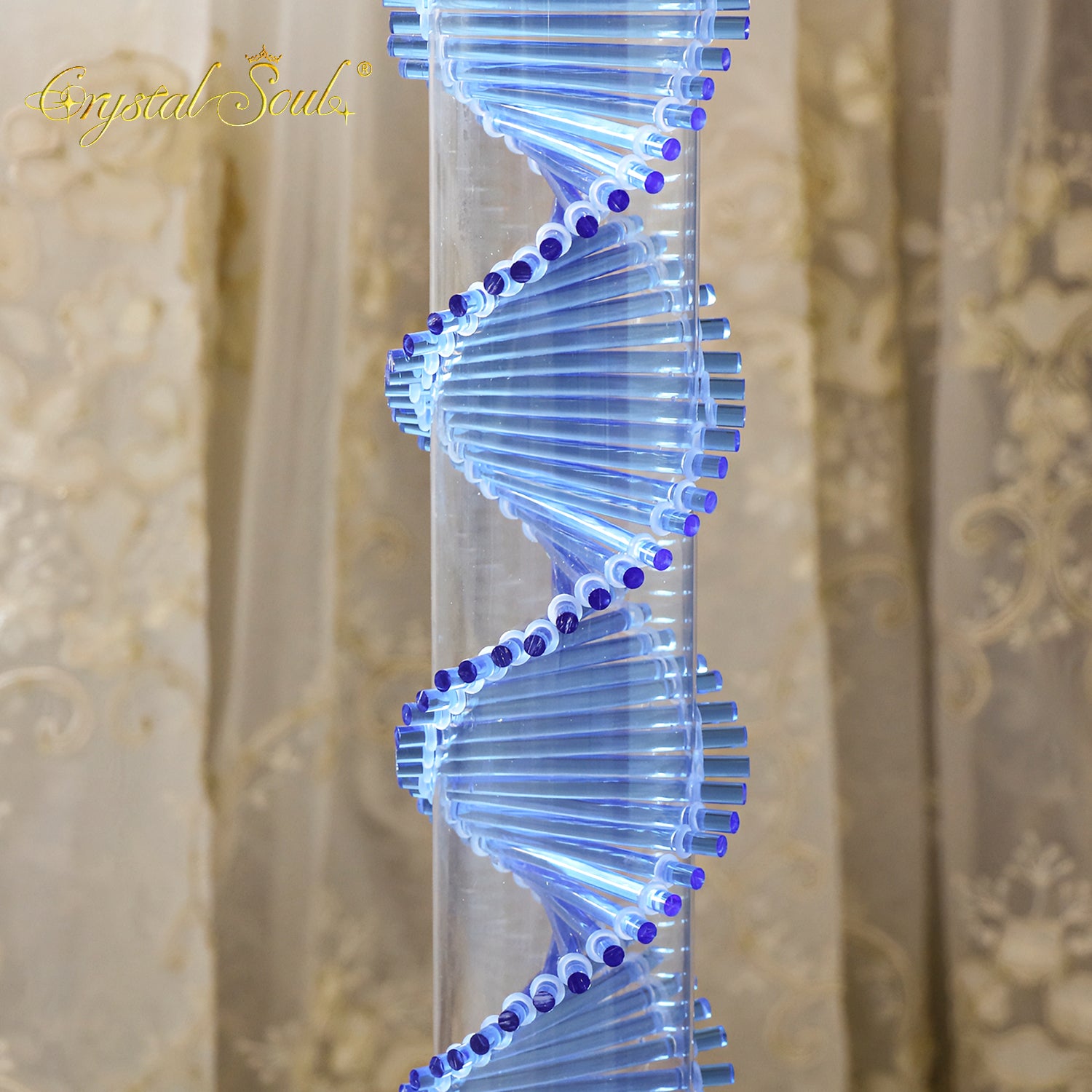 Crystal Soul New Ocean Blue DNA Rain Stick