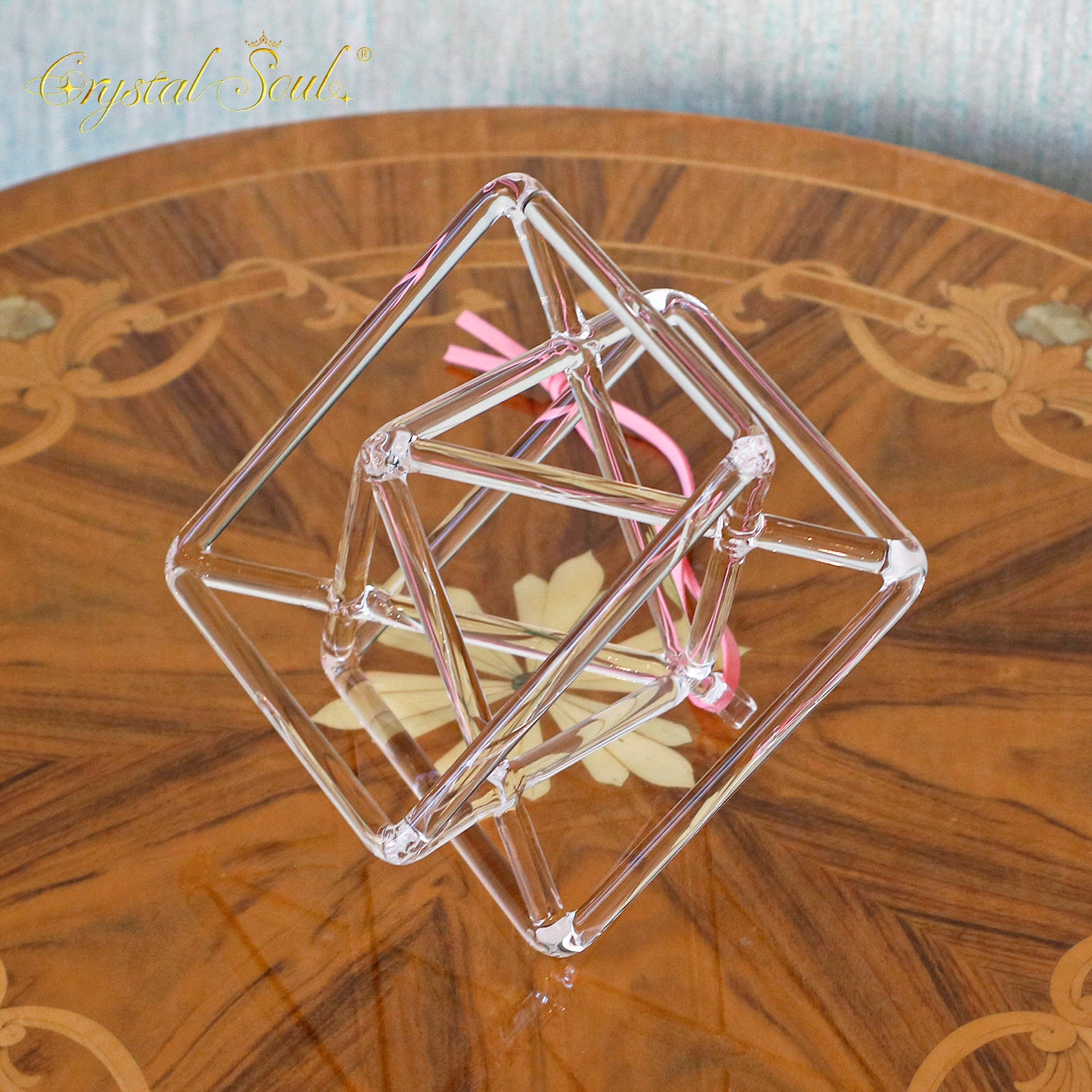 Crystal Soul Sacred Clear Crystal Merkaba Sound Healing Instrument