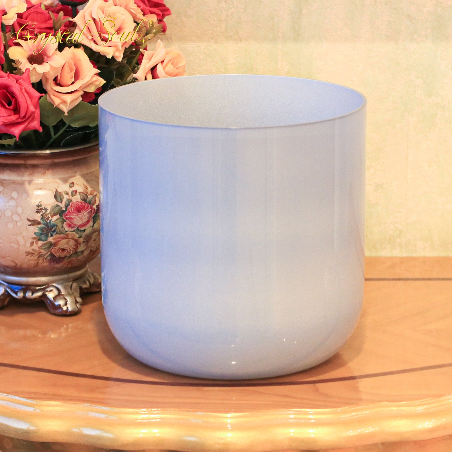 Crystal Soul Ceramic Crystal Soul Sapphire Purple Gradient Alchemy Crystal Bowl