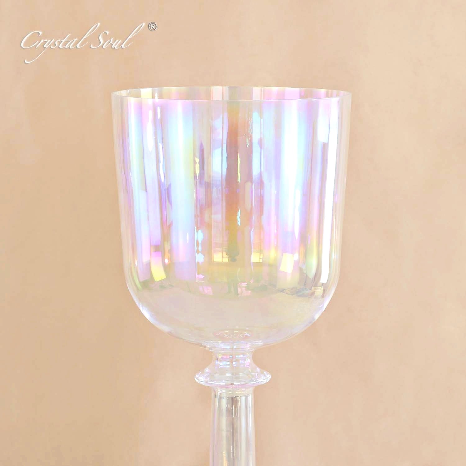 Crystal Soul Light Pink Aurora Double-headed Crystal Holy