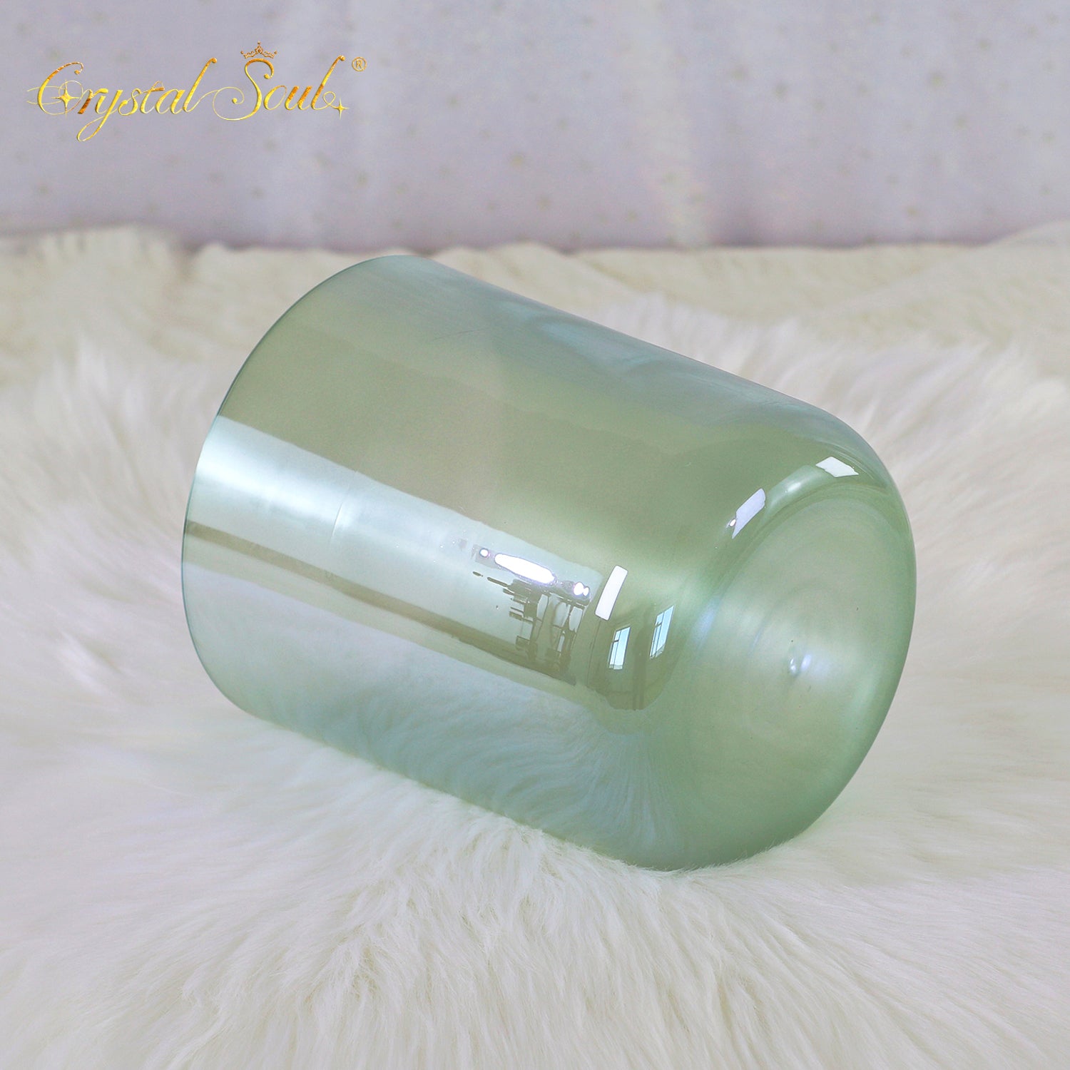 Crystal Soul Bright Green Clear Alchemy Crystal Bowl