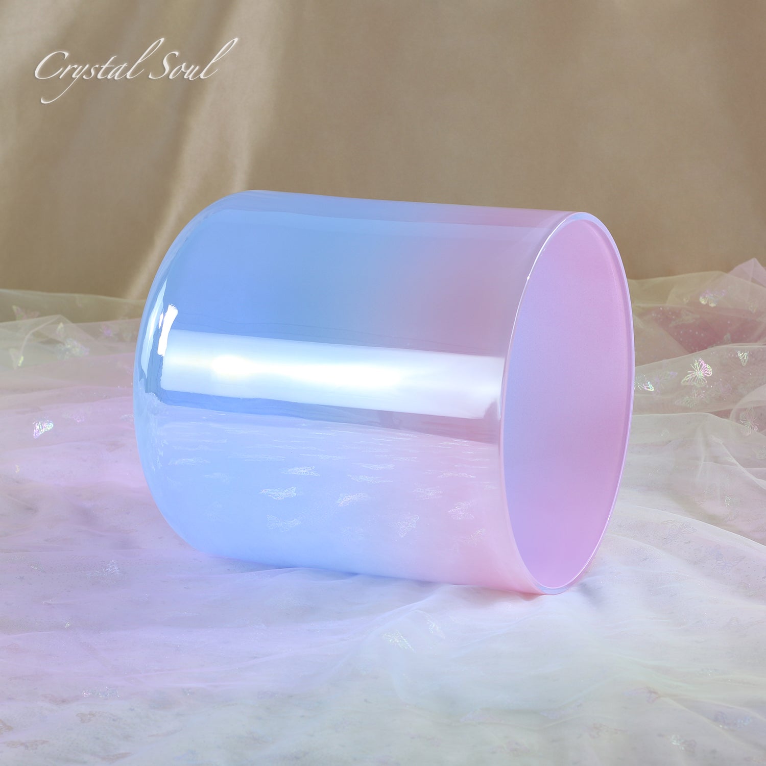 Crystal Soul Powder Azure Gradient Alchemy Crystal Bowl
