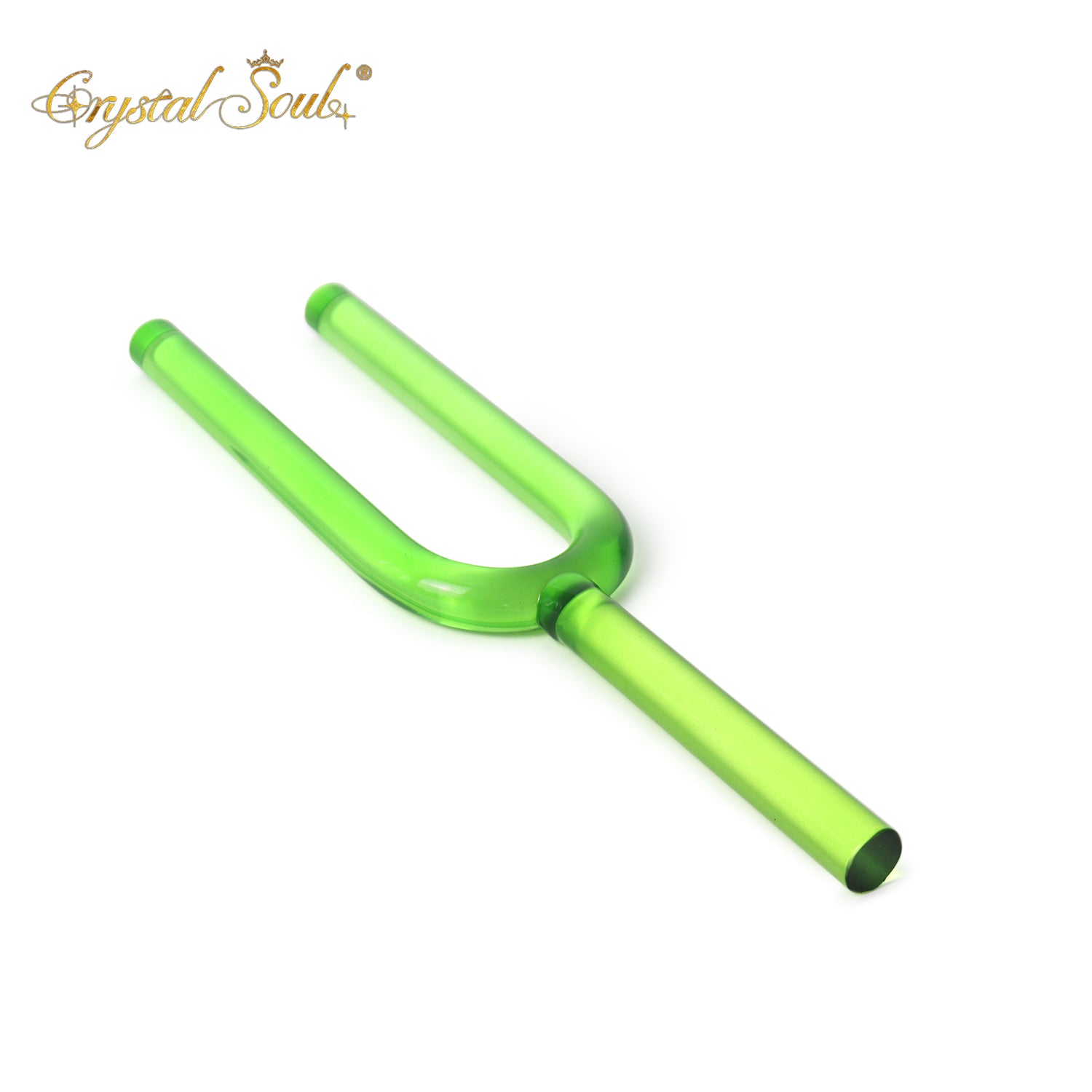 Crystal Soul Green Crystal Singing Fork