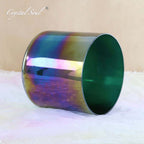 Crystal Soul Aurora Deep Green Alchemy Crystal Singing Bowl