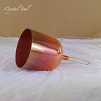 Crystal Soul Red Handheld Crystal Bowl Customizable Octave 3rd 4th
