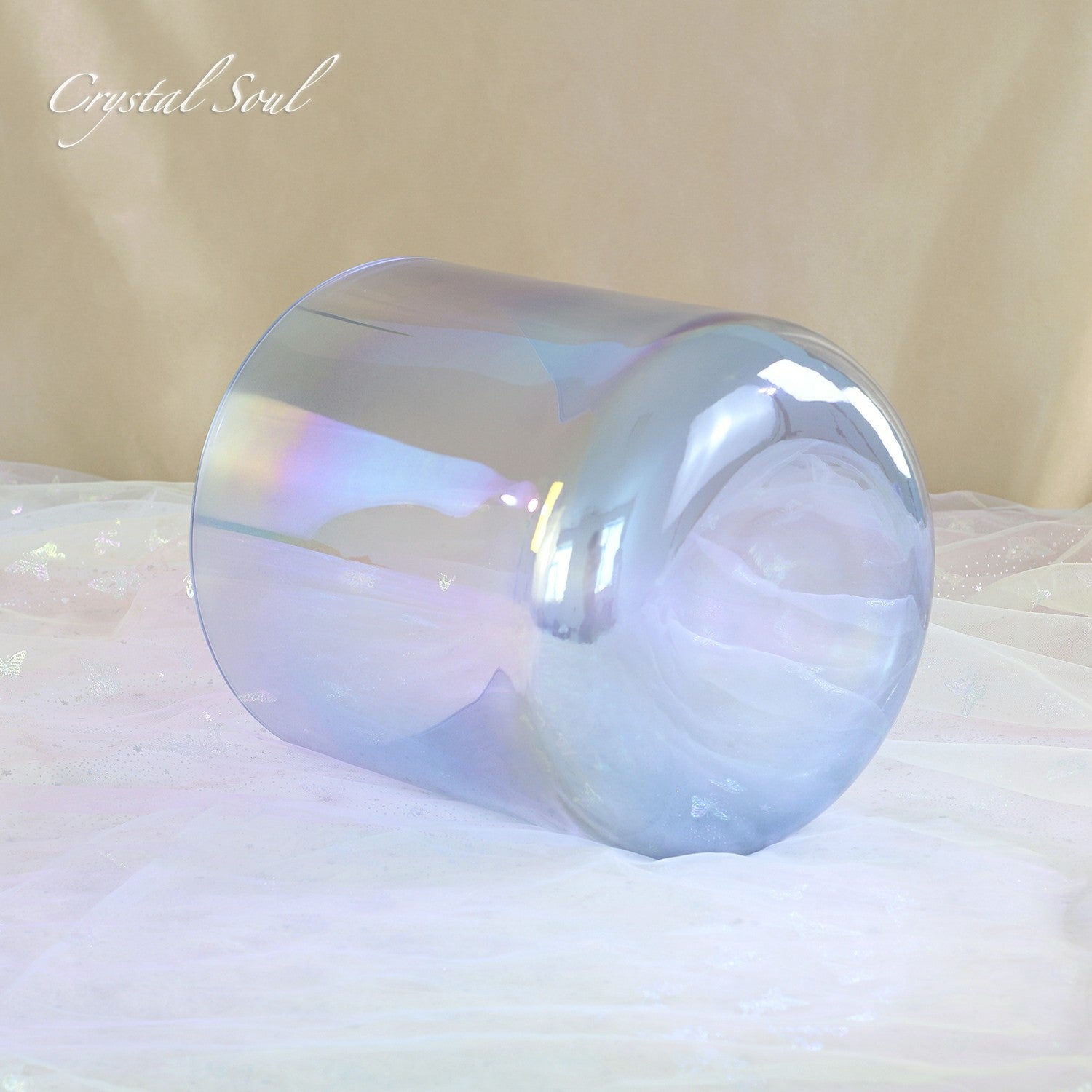 Crystal Soul Bluish Gradient Clear Alchemy Singing Bowl