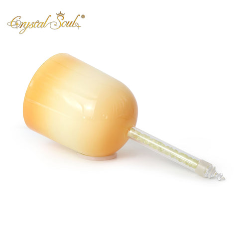 Crystal Soul Amber Jade Crystal Handle Bowl