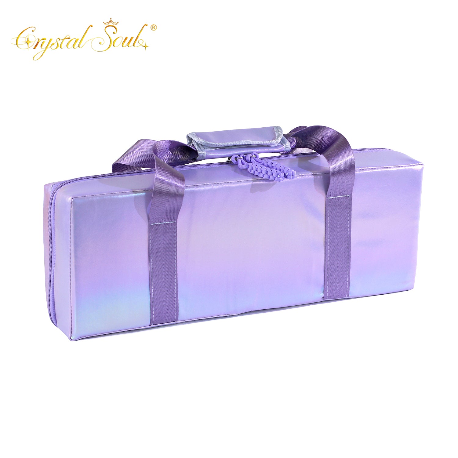 Crystal Soul Singing Fork Purple Laser Shockproof Bag