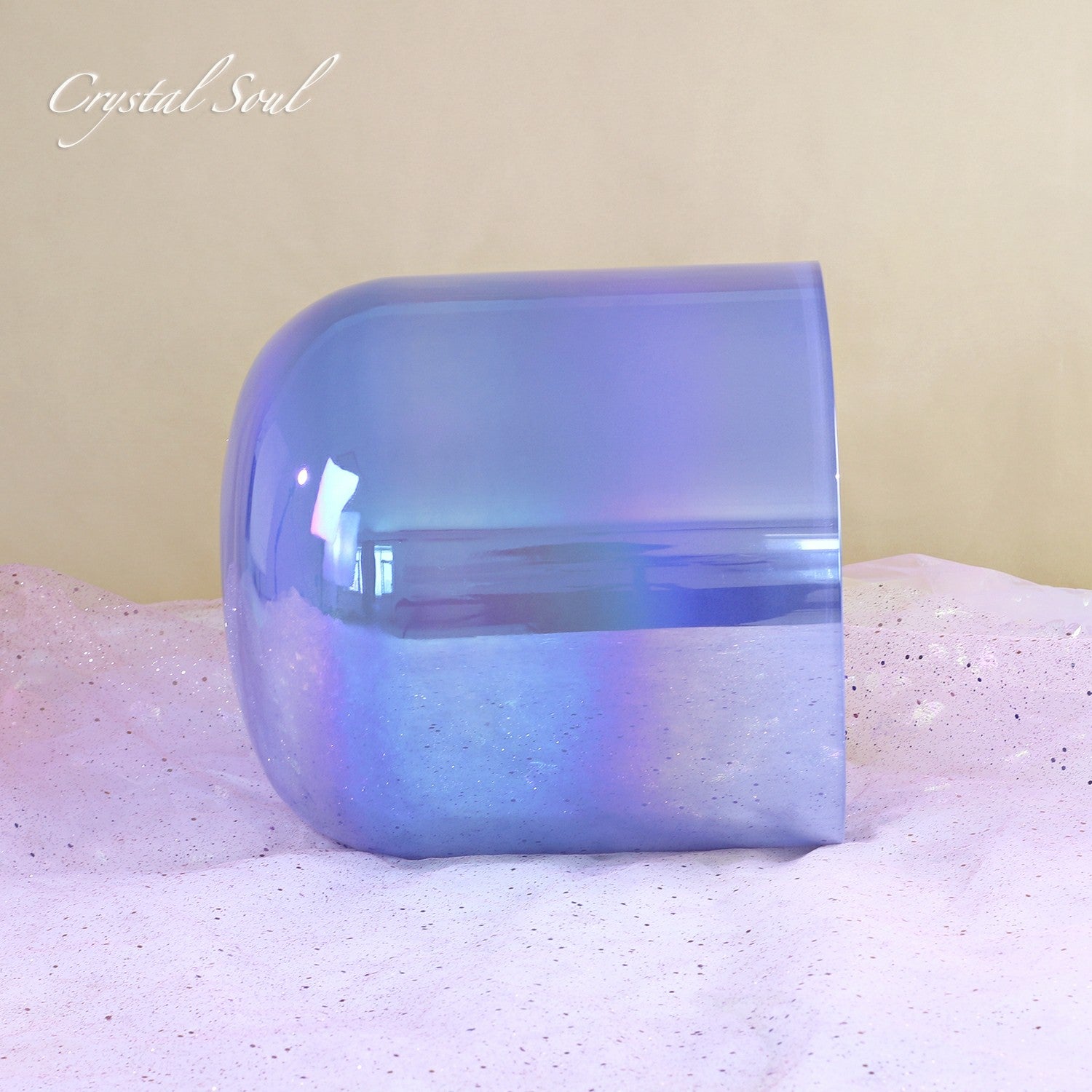 Crystal Soul Purple Aurora Crystal Singing Bowl