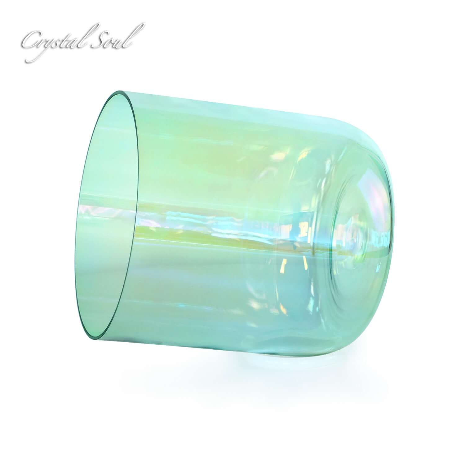 Crystal Soul Light Green Clear Alchemy Crystal Bowl