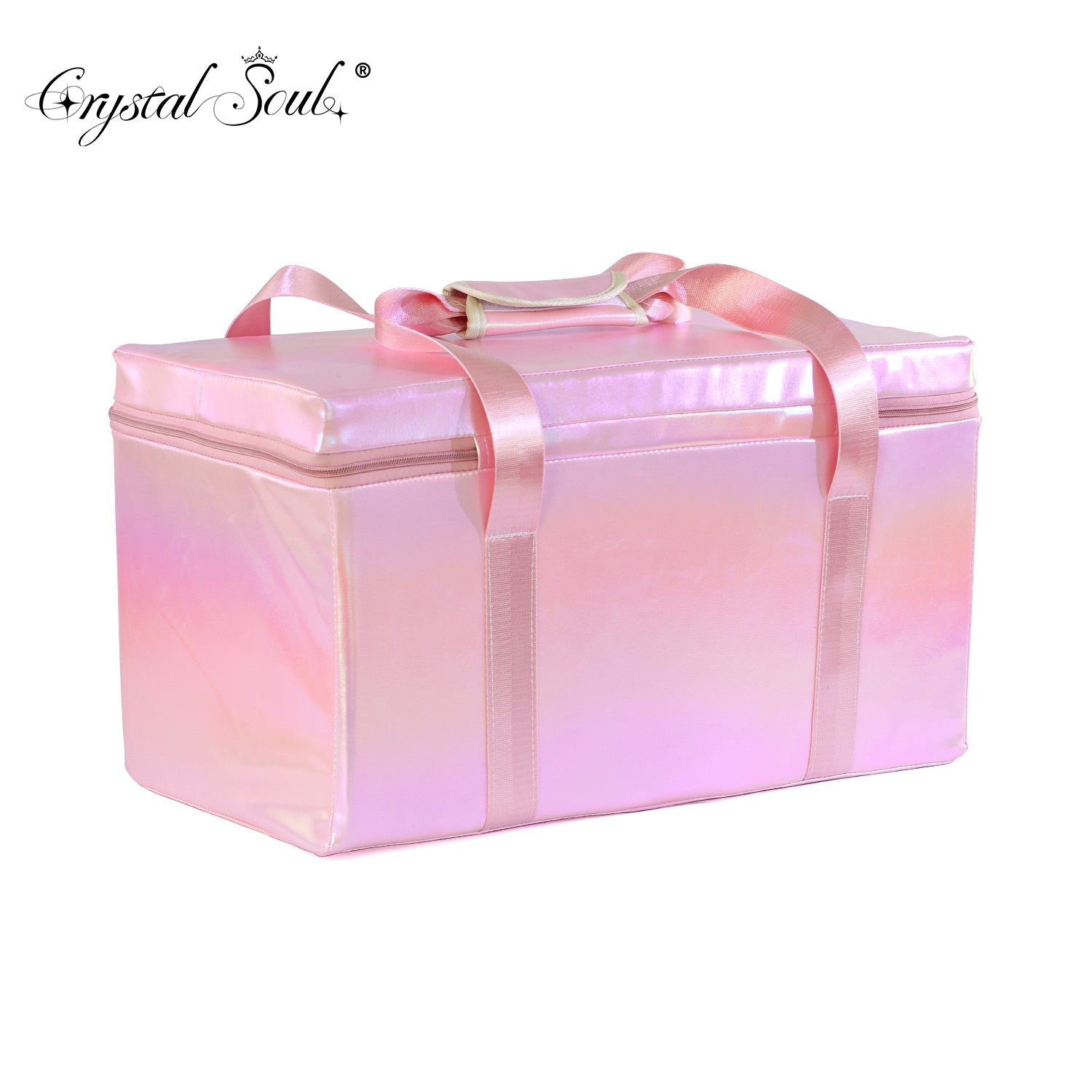 Crystal Soul Crystal Singing Bowl Pink Shockproof Bags