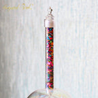 Crystal Soul Superior Design Colorful Shell Clear Aurora Handle Crystal Bowl