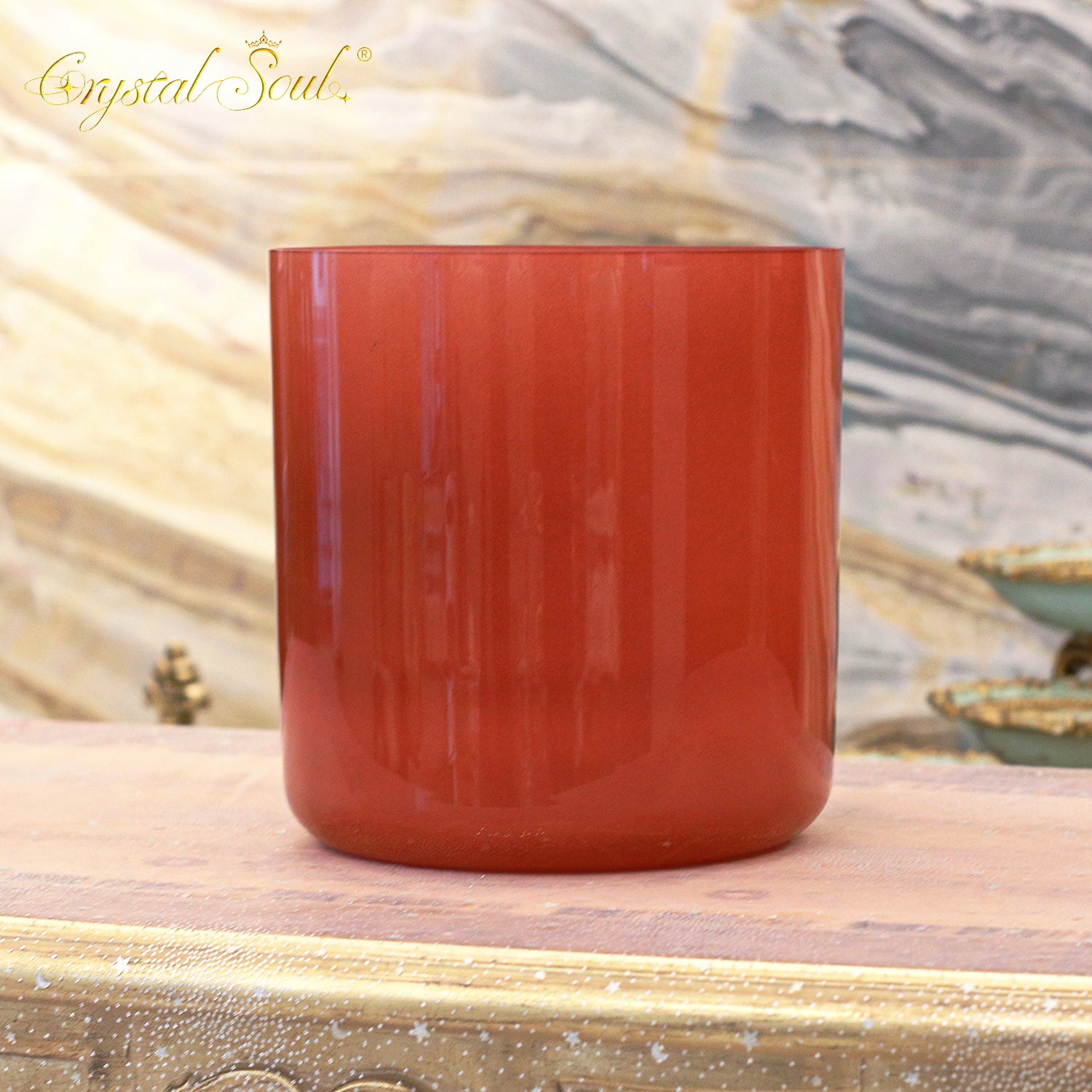 Crystal Soul Noble Vermillion Alchemy Crystal Bowl