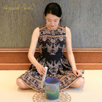 Crystal Soul Latest Cosmic Aurora Sandblasted Purple-Green Aurora Gradient Alchemy Crystal Bowl