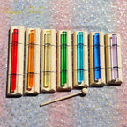 Crystal Soul Chakra Colored Crystal Chimes Set