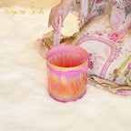 Crystal Soul Spiritual Series Crimson Flame Gilded Glow Alchemy Crystal Bowl