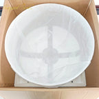 Crystal Soul 37" 5A Extra Large White Frosted Crystal Singing Bowl