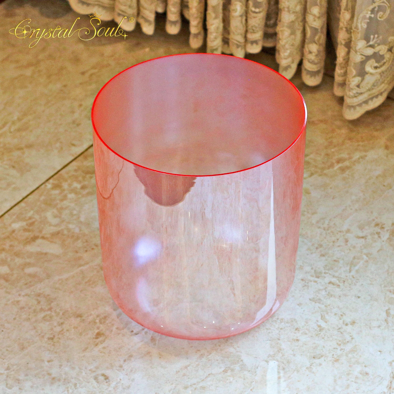 Crystal Soul Pearl Red Alchemy Crystal Bowl