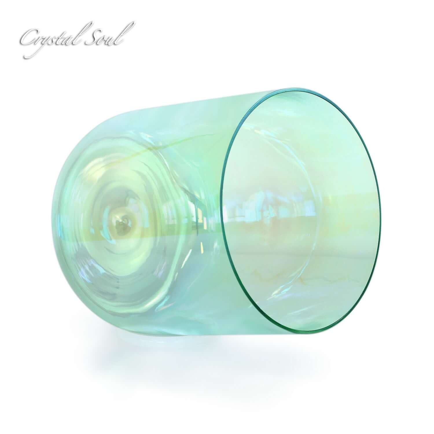 Crystal Soul Light Green Clear Alchemy Crystal Bowl