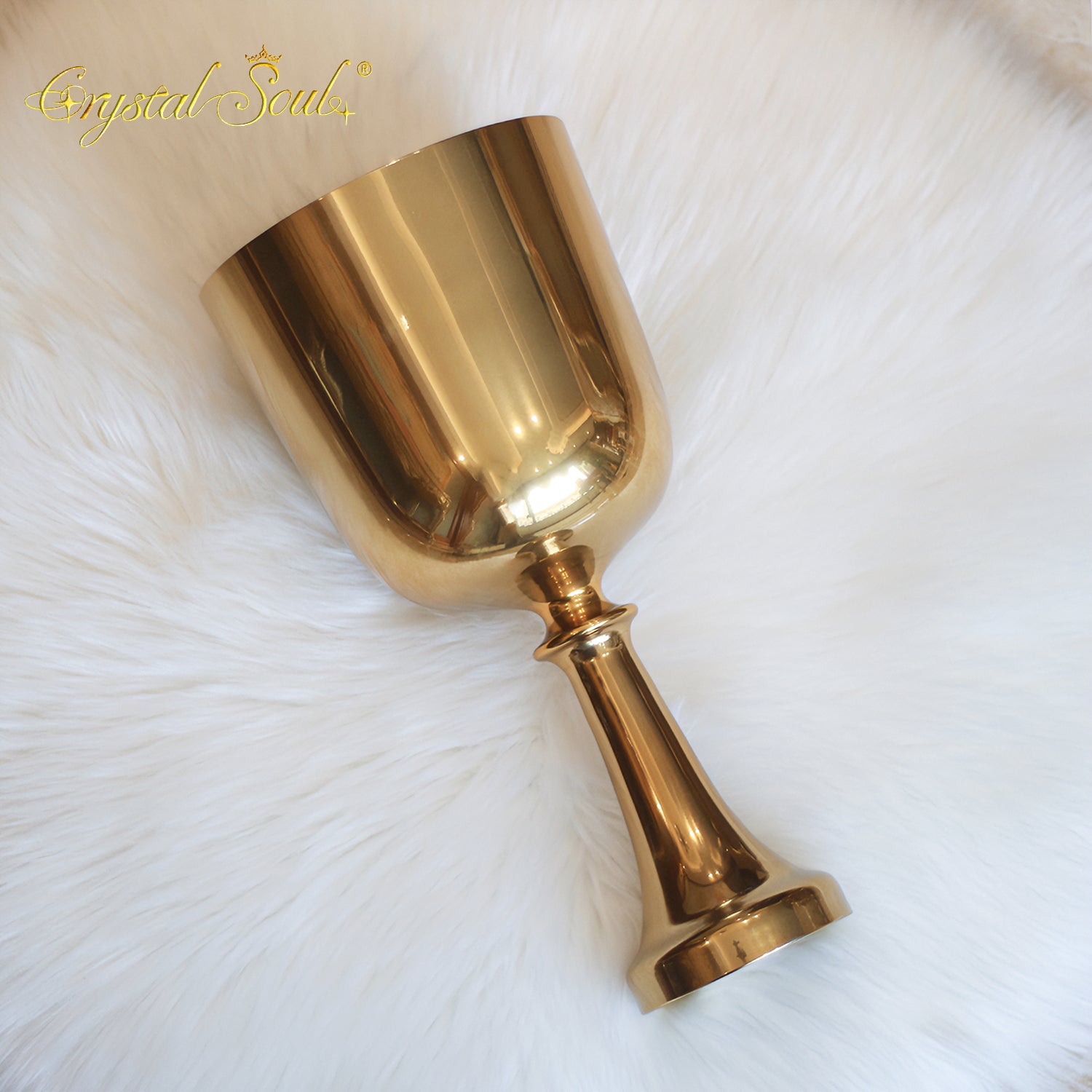 Crystal Soul Golden Holy Grail Alchemy Crystal Bowl